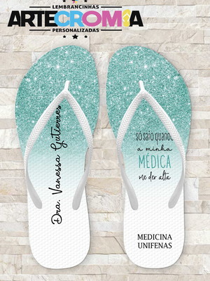 Chinelo formatura de medicina