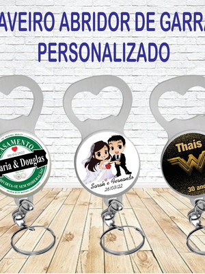 Chaveiros abridor de garrafa c6 personalizado