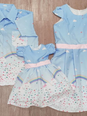 Kit familia chuva de amor