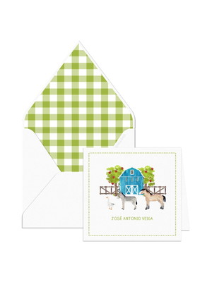 Cartões sociais infantil 10x10 - kit com 10 unidades