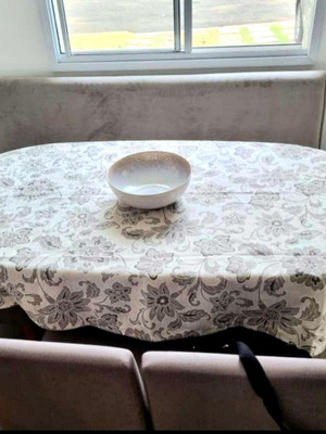 Toalhas de mesa oval impermeável sob medida