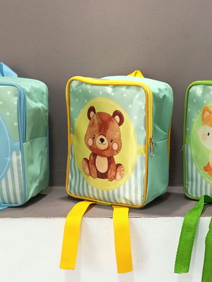 Mochila personalizada bosque animais floresta