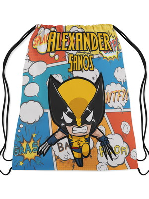 Mochilinha personalizada do wolverine