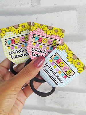 Tag e xuxinha mimo para clientes festa junina