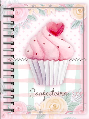 Caderno de agendamentos confeitaria