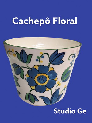 Cachepô floral