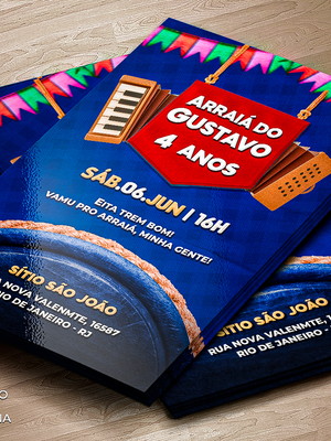 Convite digital festa junina