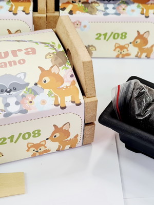 Kit cultivo com cinta e semente gravada - bosque cute