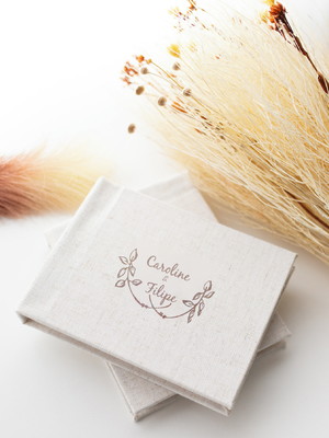 Livro personalizado para assinaturas