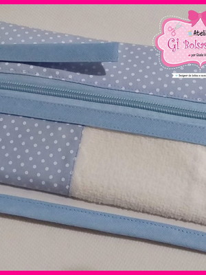 Kit estojo higiene bucal + toalhinha (38x25)