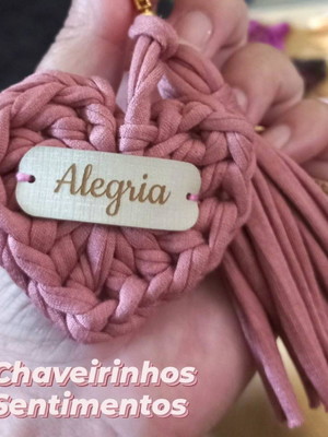 Chaveiro fio de malha