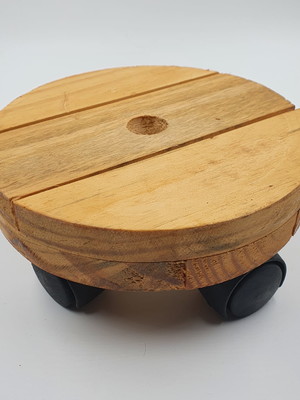 Suporte para vaso de plantas rodinhas 20x20 suporta 50kg