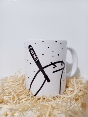 Caneca flork sincero gosto de resolver as coisas com calma