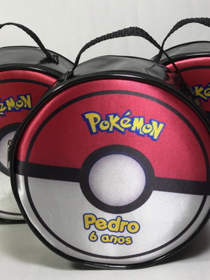 Bolsa redonda tema pokemon go