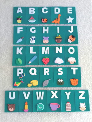 Kit alfabetização ( alfabeto+vogais+números) de eva