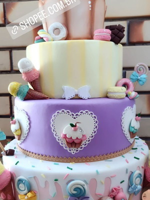 Bolo fake doceria/confeitaria