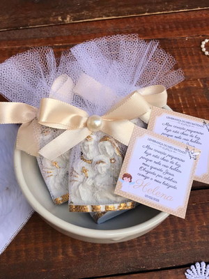Lembrancinha batizado sagrada família