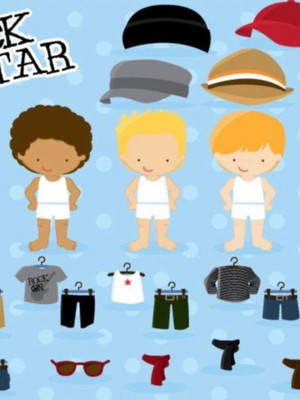 Kit digital meninos png- scrapbook