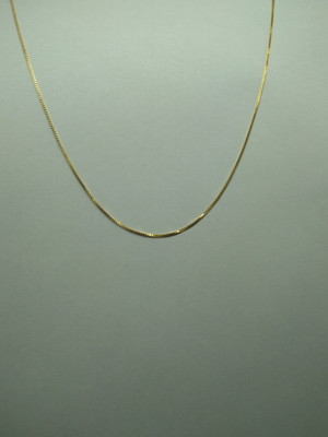 Corrente veneziana folhada a ouro 18k