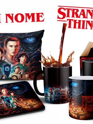 Caneca mágica série stranger things 4 temporada com nome