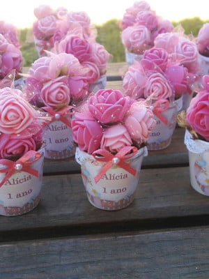 Lembrancinha rosas