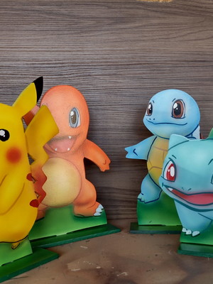 Kit display de mesa em mdf pokemon