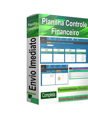 Planilha controle financeiro completa