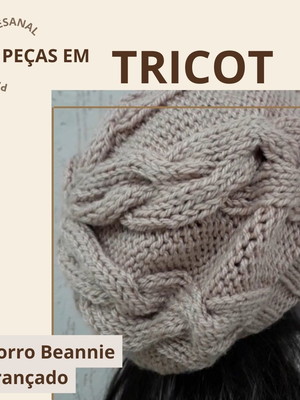 Gorro trançado - trico