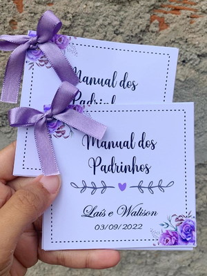 Manual dos padrinhos lilás