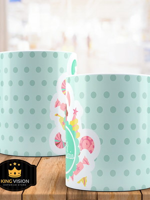 Caneca personalizada de porcelana aniversário 325ml
