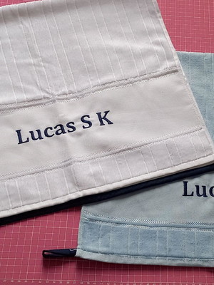 2 toalhas lavabo personalizada para pendurar