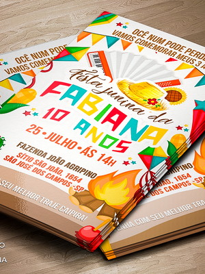Convite digital festa junina
