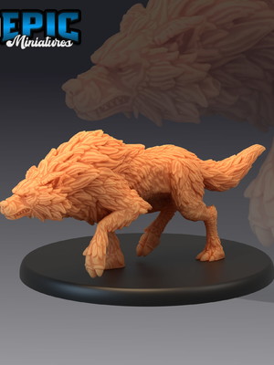 Miniatura arctic nights rpg d&d - winter wolf