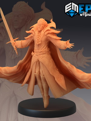Miniatura castle of terror rpg d&d - vampire lord sword a
