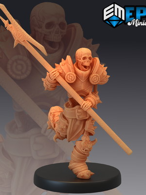 Miniatura castle of terror rpg d&d - skeleton knight