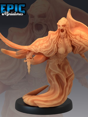 Miniatura castle of terror rpg d&d - specter attacking