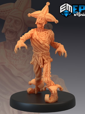 Miniatura castle of terror rpg d&d zombie jester