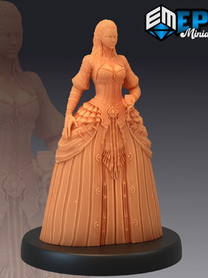 Miniatura castle of terror rpg d&d - vampire lady