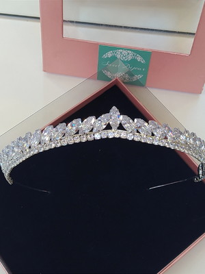 Coroa de noiva com zircônia sweet