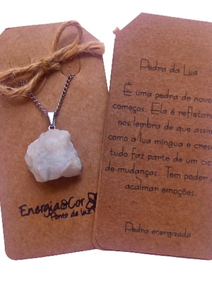 Colar pedra da lua (verdadeira)