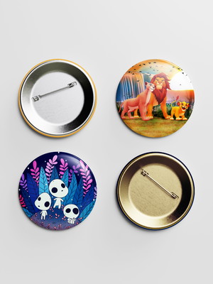 Botons personalizados | button | broches