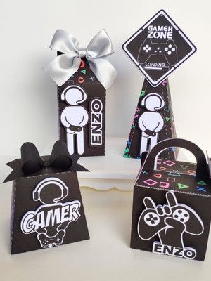 Kit personalizados gamer (20 peças)