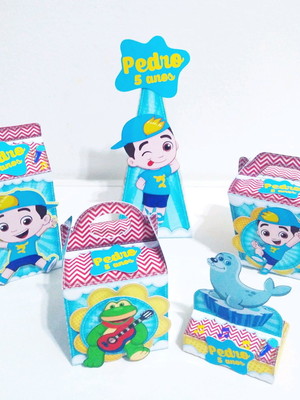 Kit de personalizados lucas neto (30 itens)