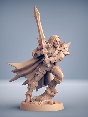 Miniatura soulless vampires rpg d&d - vampire e (male)