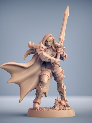 Miniatura soulless vampires rpg d&d - vampire f (lady)