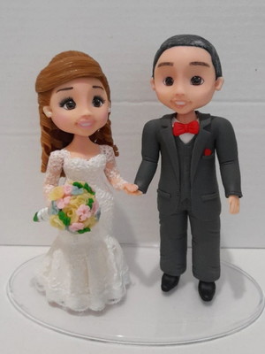 Topo de bolo casamento personalizado