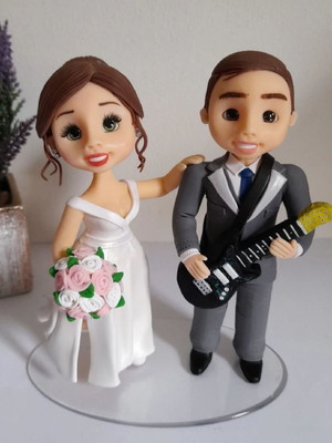 Topo de bolo casamento personalizado