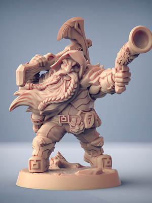 Miniatura dwarven oathbreakers rpg d&d dwarven oathbreaker a
