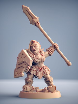 Miniatura dwarven oathbreakers rpg d&d dwarven oathbreaker f