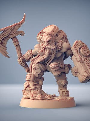 Miniatura dwarven oathbreakers rpg d&d - gino brewmaster a